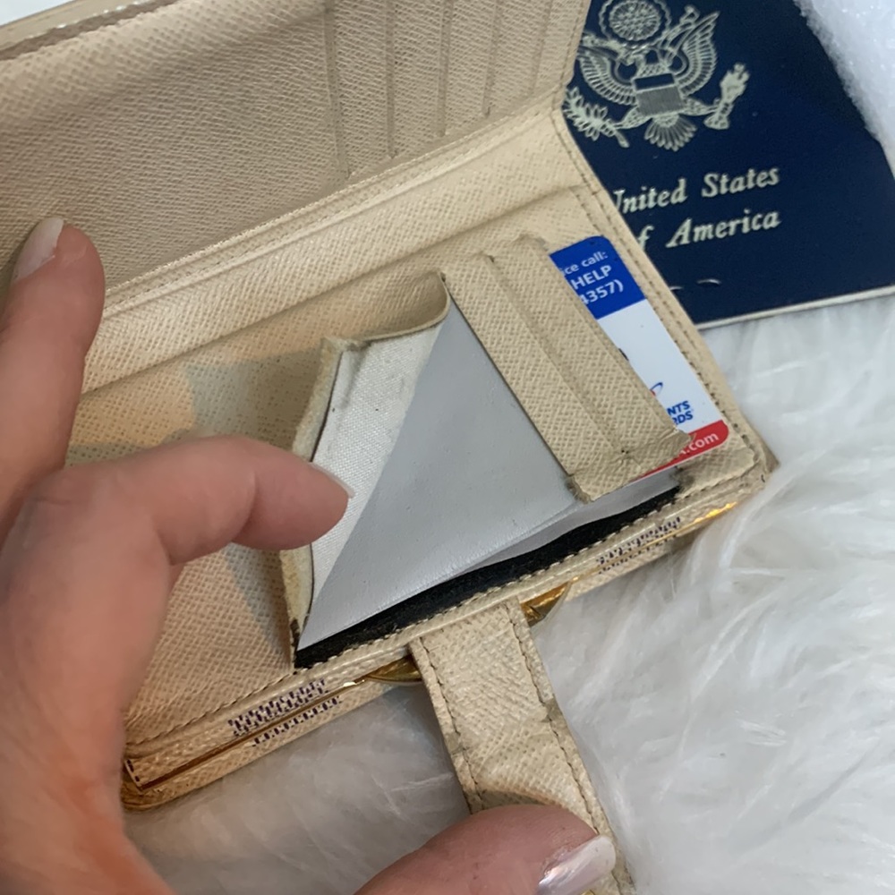 2006 authentic Louis Vuitton Damier Azur (DA) kisslock wallet French purse - Picture 11 of 16